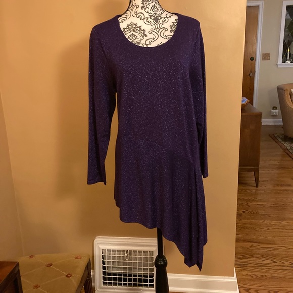 Alfani asymmetrical tunic. EUC. XL - Picture 1 of 8